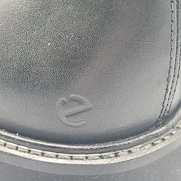 ECCO Metropole Oslo Mens black Leather Chelsea Boots wingtip brogue 13-13.5 NEW - Picture 8 of 12